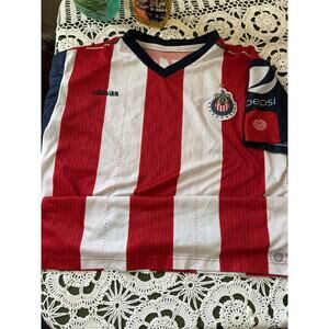 Chivas Jersey Futbol Soccer Jersey Club Deportivo Guadalajara Pepsi Tecate Large